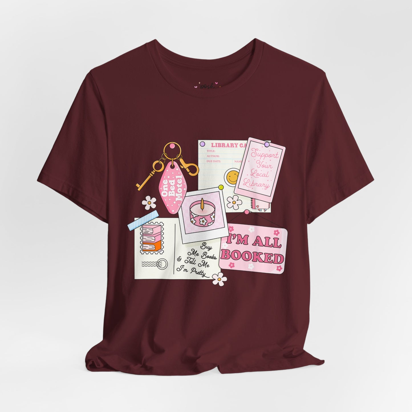 I'm All Booked Shirt | Graphic Tee | Bookish Merch |