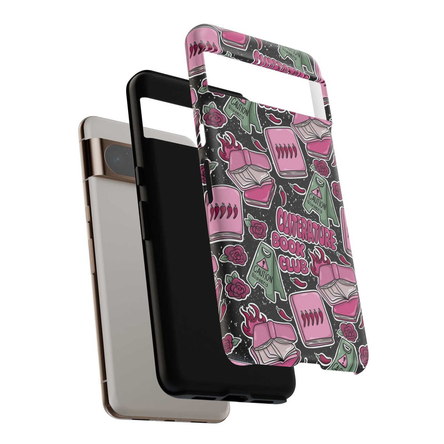 Cliterature Book Club Tough Phone Case | Shockproof | Samsung Case | Google Case | Bookish