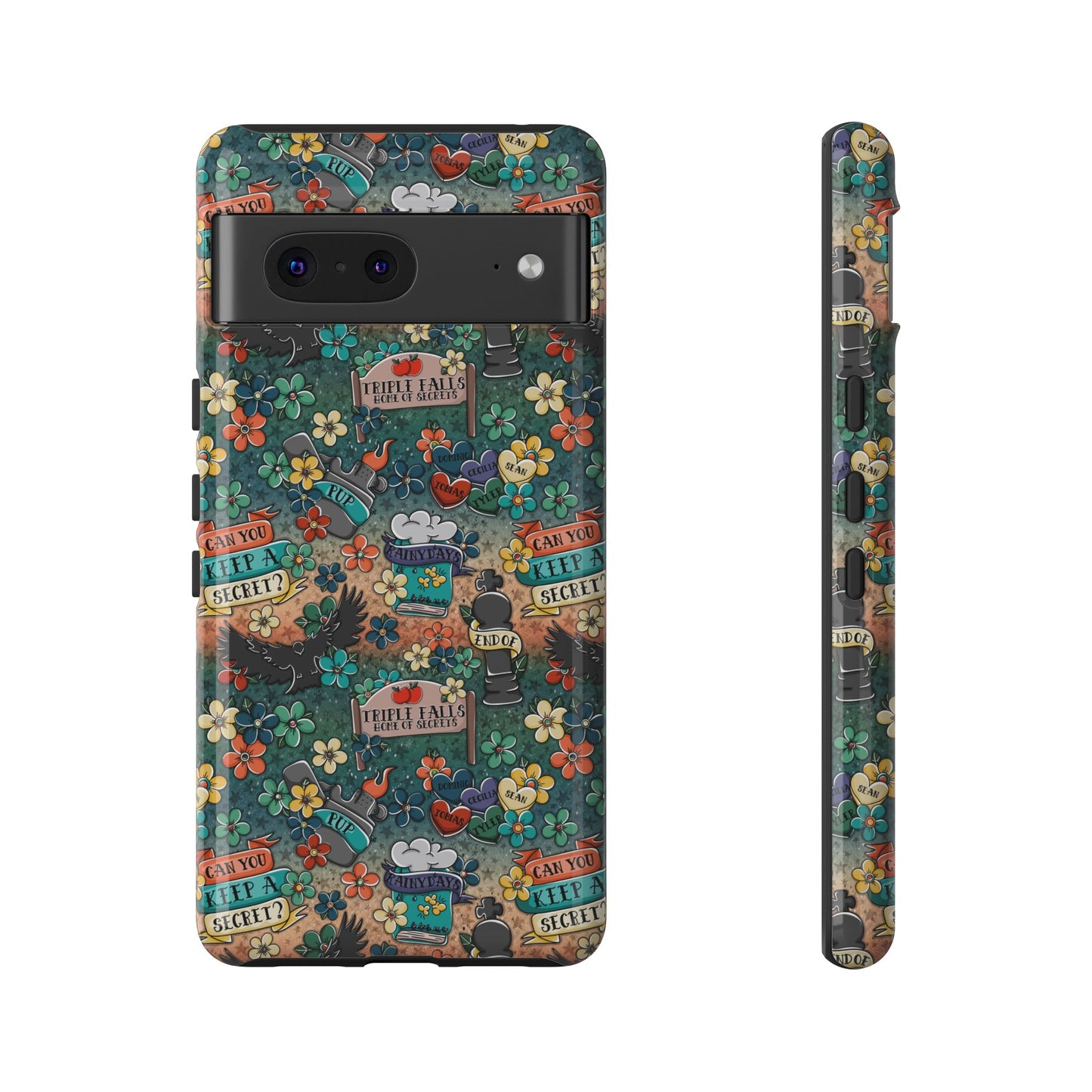 Triple Falls Tough Phone Case | Shockproof | Samsung Case | Google Case | Bookish