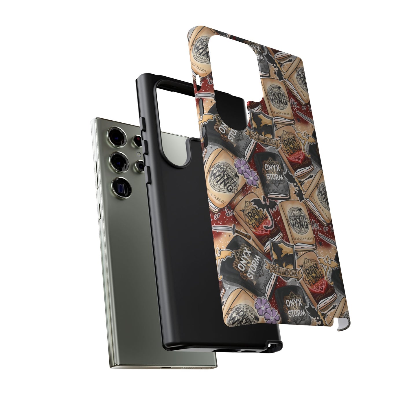 Fourth Wing Tough Phone Case | Shockproof | Samsung Case | Google Case | Bookish
