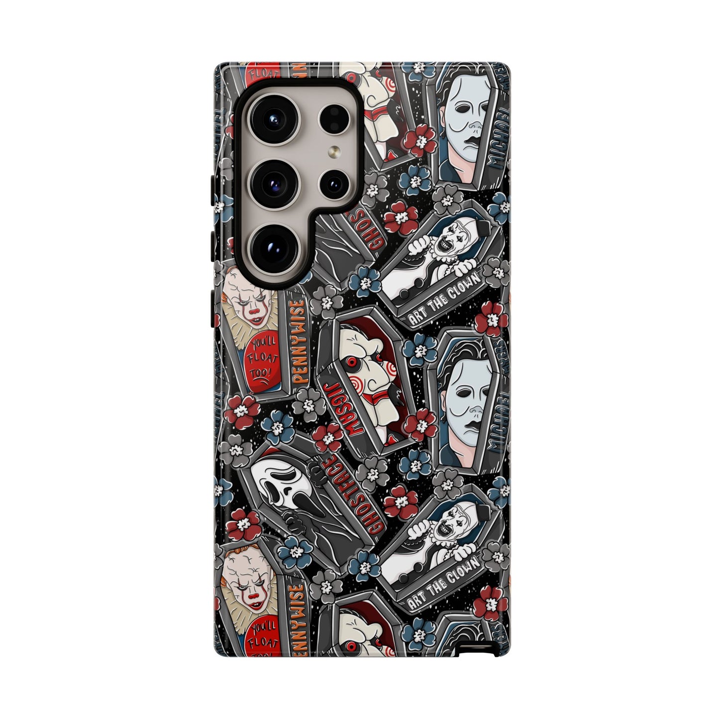 Serial Killers Tough Phone Case | Shockproof | Samsung Case | Google Case | Bookish