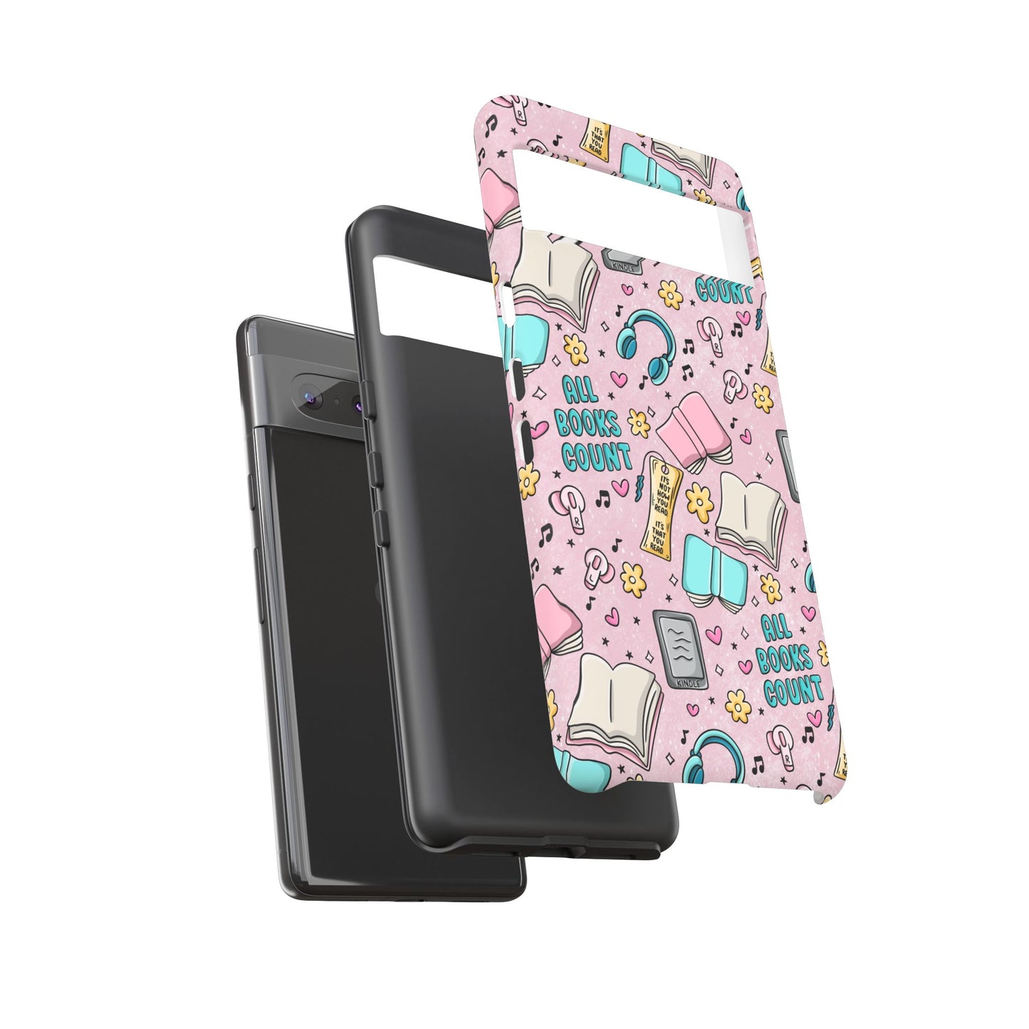 All Books Count Tough Phone Case | Shockproof | Samsung Case | Google Case | Bookish