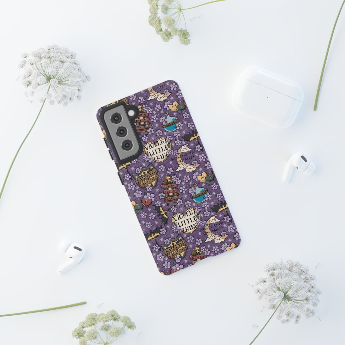 Violent Little Thing Tough Phone Case | Shockproof | Samsung Case | Google Case | Bookish