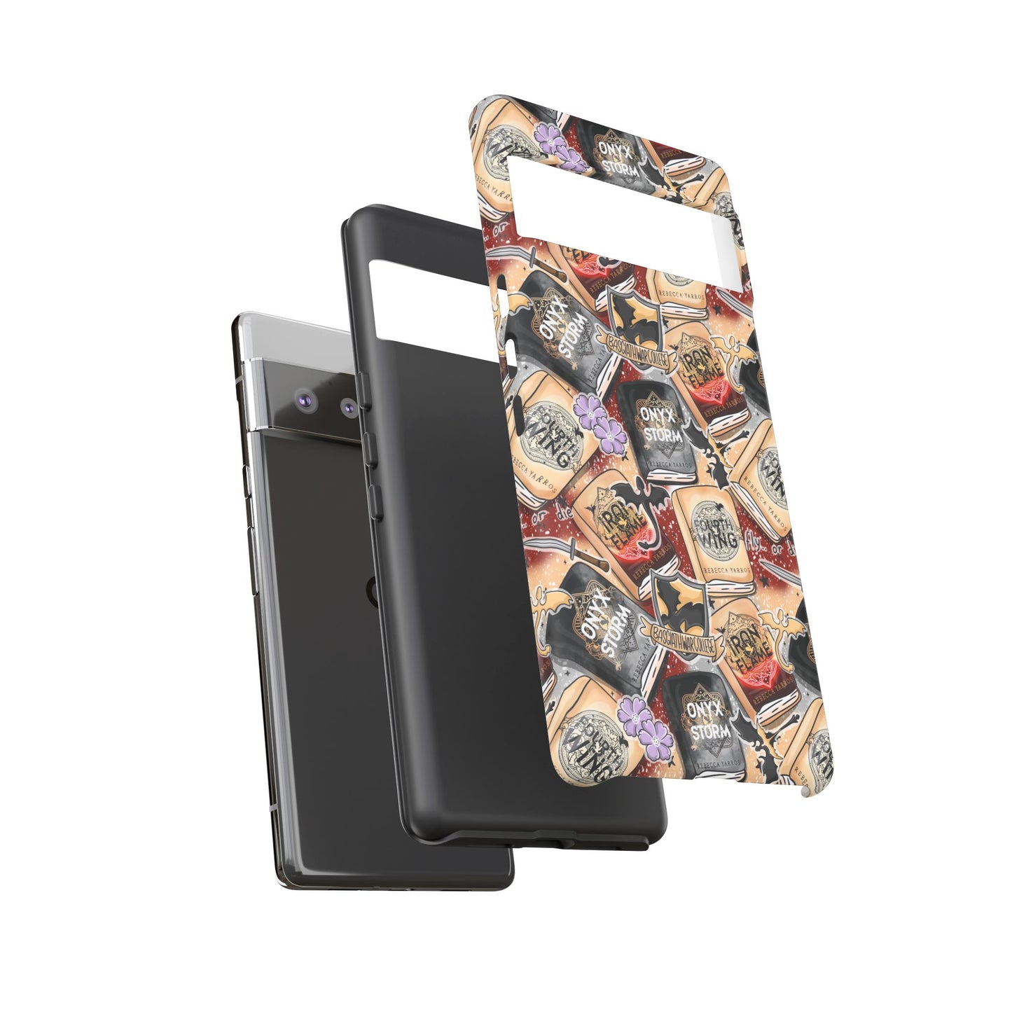 Fourth Wing Tough Phone Case | Shockproof | Samsung Case | Google Case | Bookish