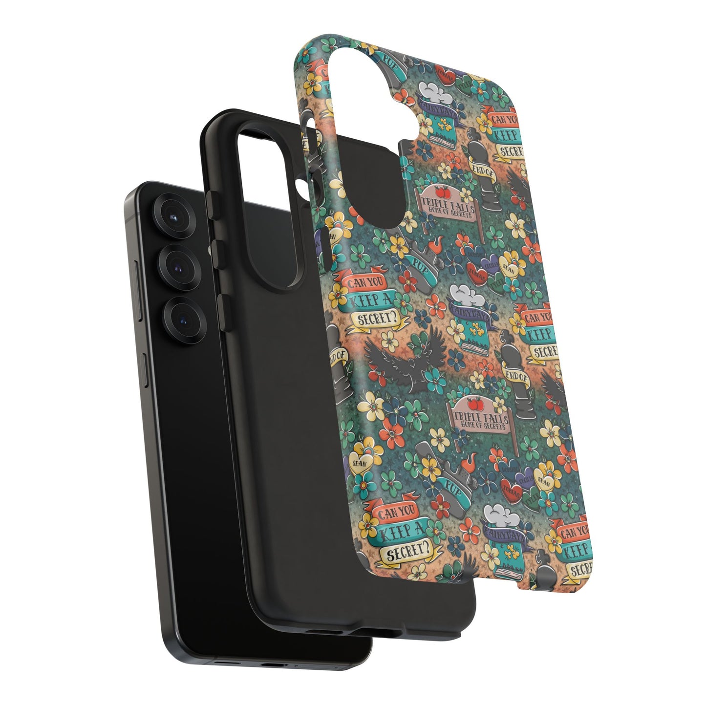 Triple Falls Tough Phone Case | Shockproof | Samsung Case | Google Case | Bookish