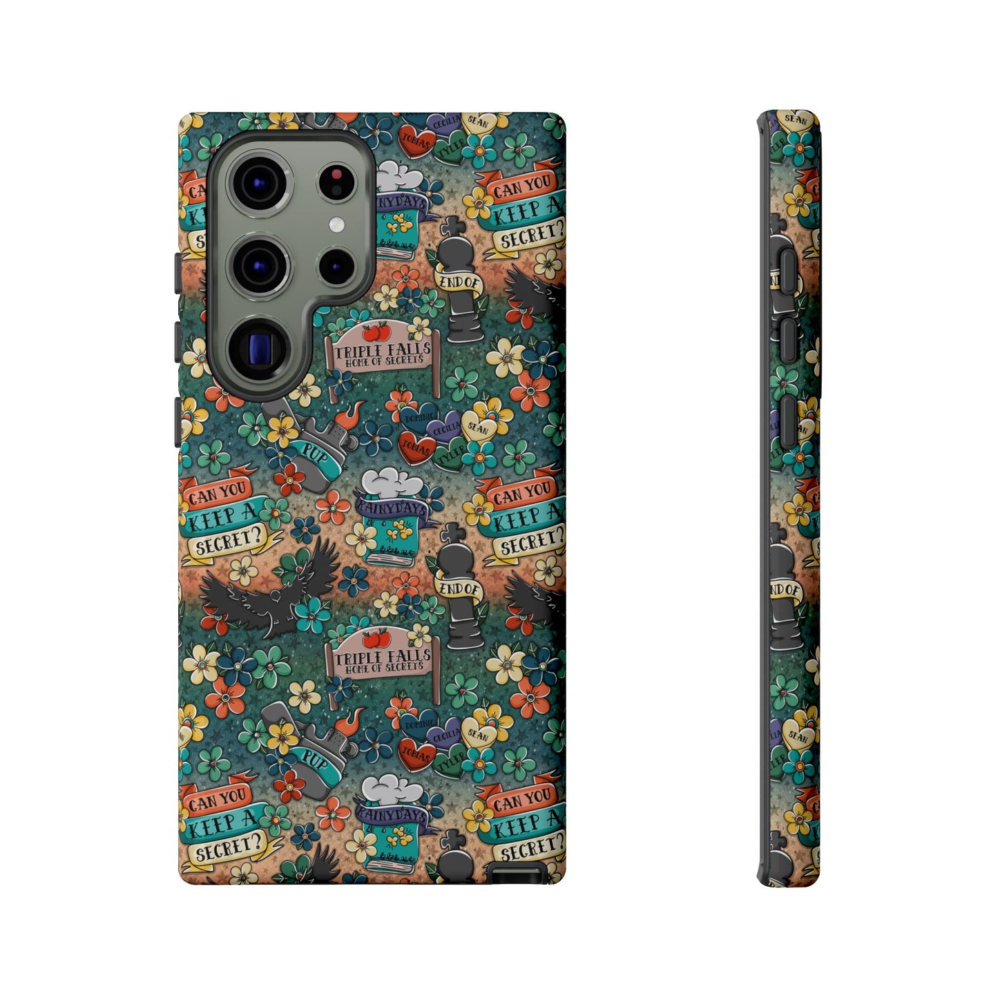 Triple Falls Tough Phone Case | Shockproof | Samsung Case | Google Case | Bookish