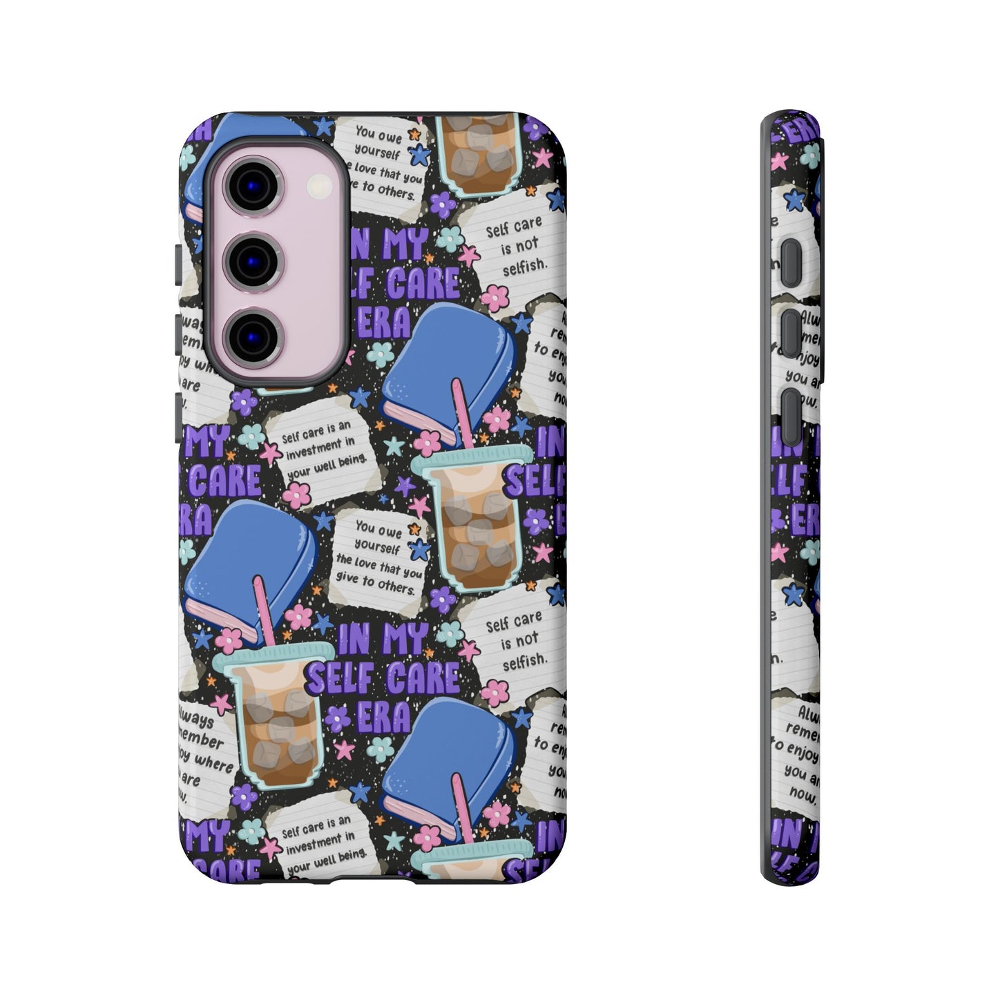 Self Care Tough Phone Case | Shockproof | Samsung Case | Google Case | Bookish