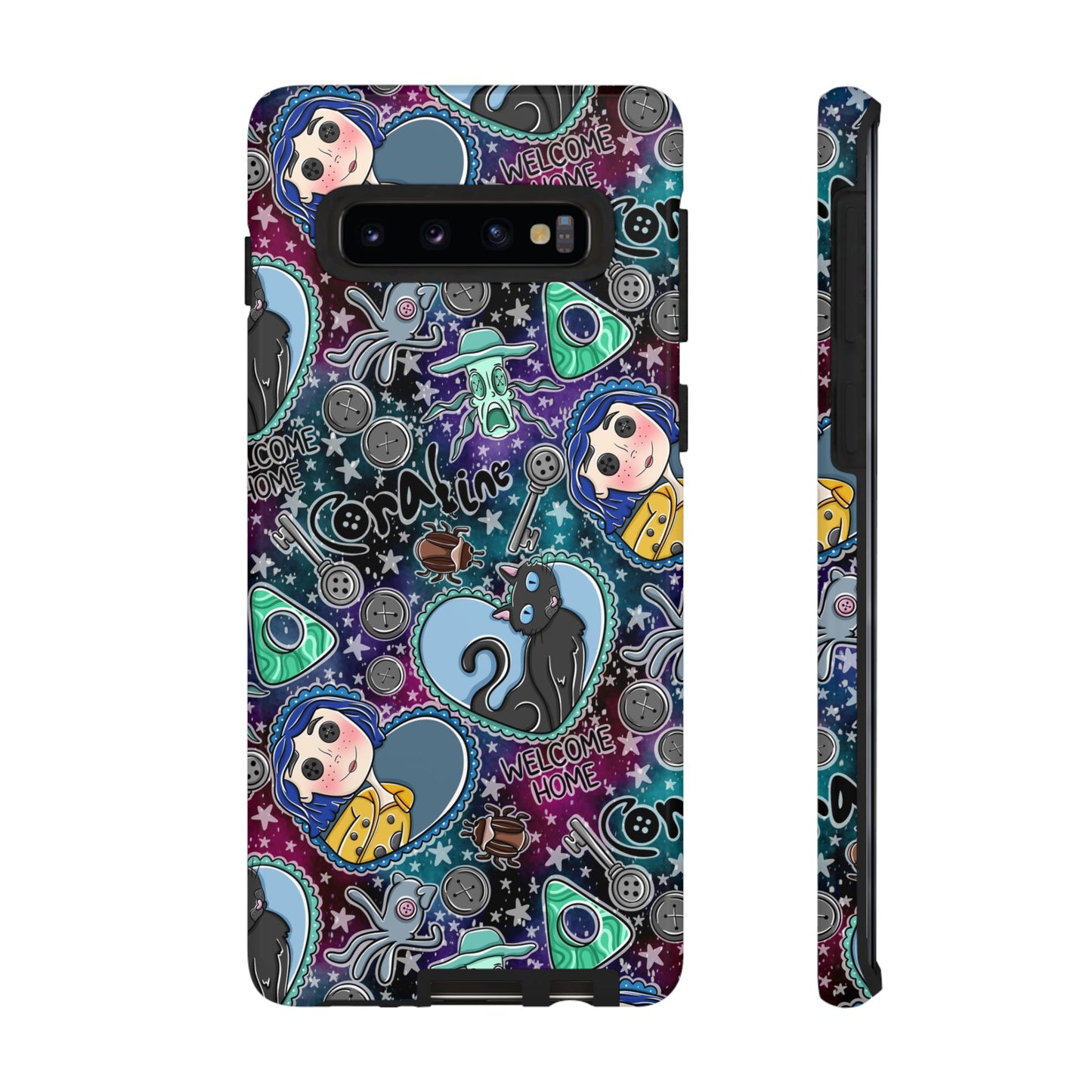 Button Girl Tough Phone Case | Shockproof | Samsung Case | Google Case |