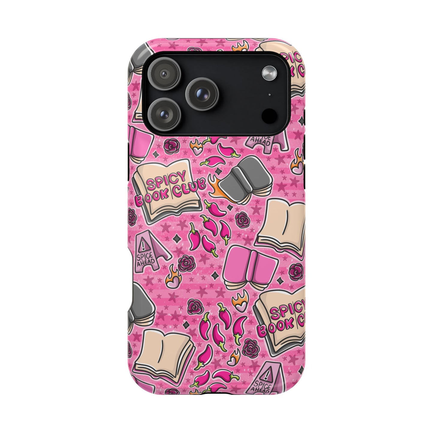 Spicy Book Club MagSafe Tough Phone Case | Shockproof | iPhone Case | Bookish Phone Case |