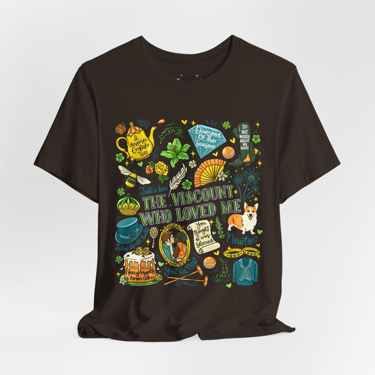 The Viscount Who Loved Me T-Shirt | Graphic Tee | Bookish Merch |