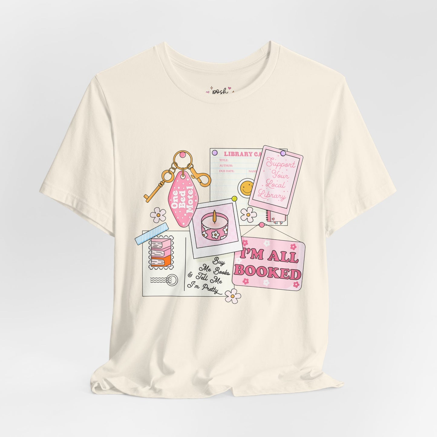 I'm All Booked Shirt | Graphic Tee | Bookish Merch |
