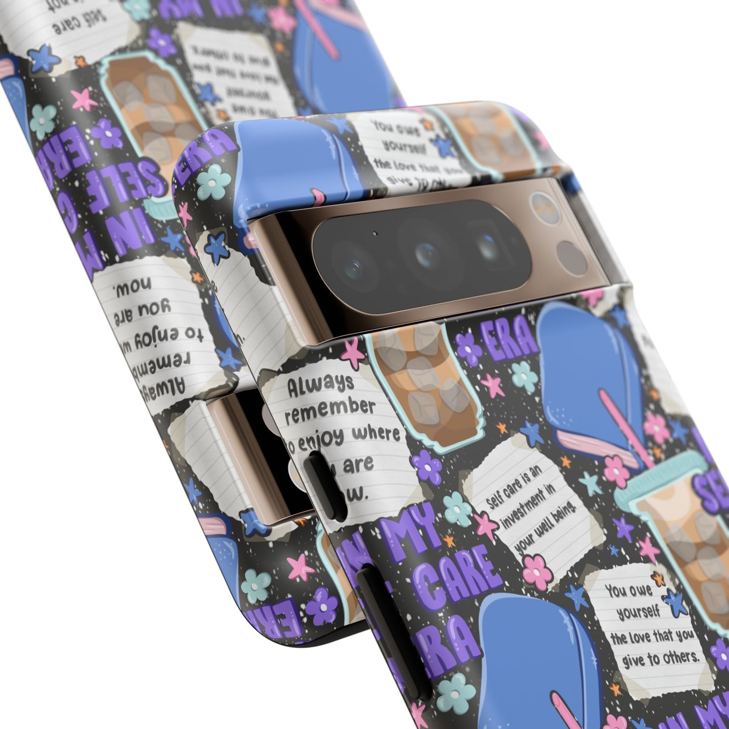 Self Care Tough Phone Case | Shockproof | Samsung Case | Google Case | Bookish