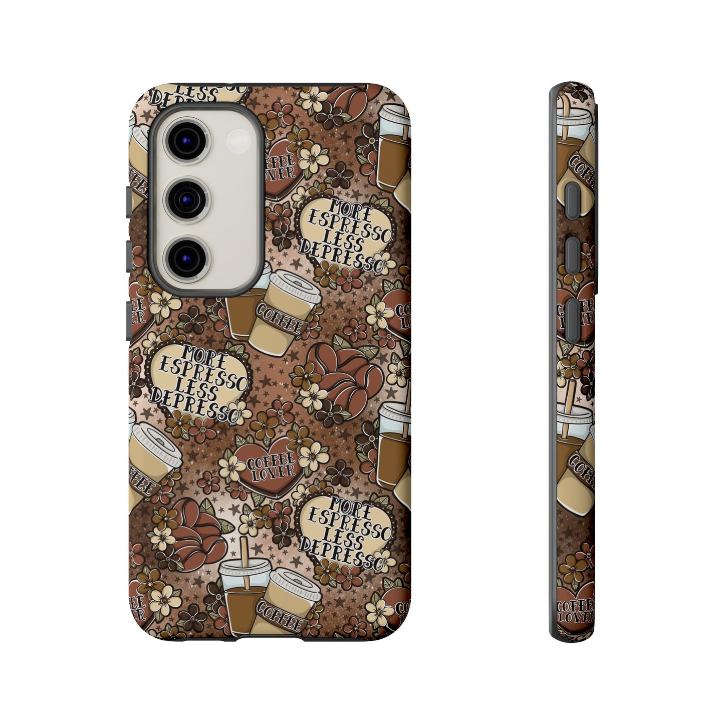 Coffee Lover Tough Phone Case | Shockproof | Samsung Case | Google Case | Iced Coffee