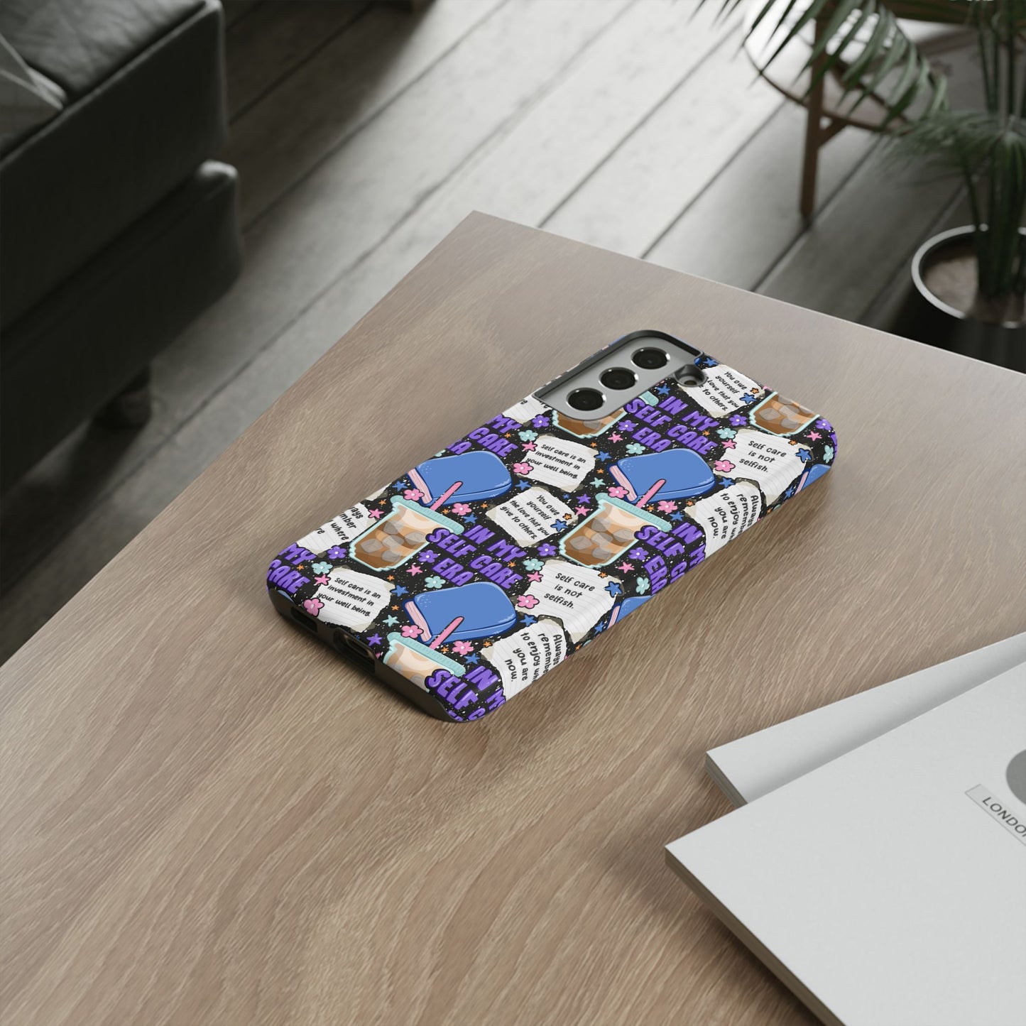 Self Care Tough Phone Case | Shockproof | Samsung Case | Google Case | Bookish