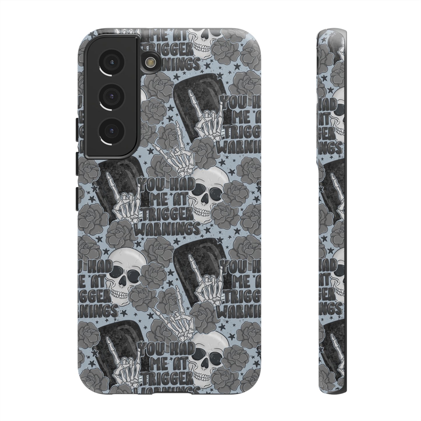 Trigger Warning Tough Phone Case | Shockproof | Samsung Case | Google Case | Bookish