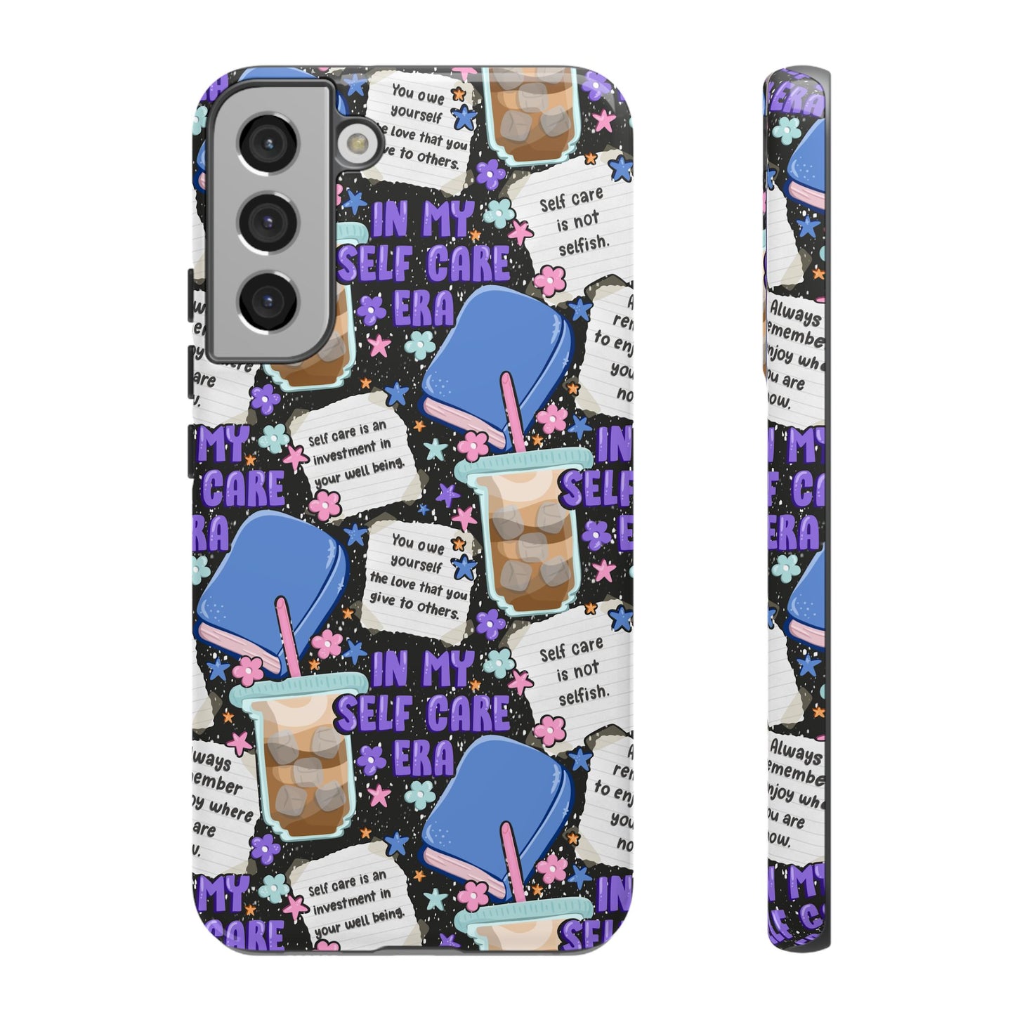 Self Care Tough Phone Case | Shockproof | Samsung Case | Google Case | Bookish