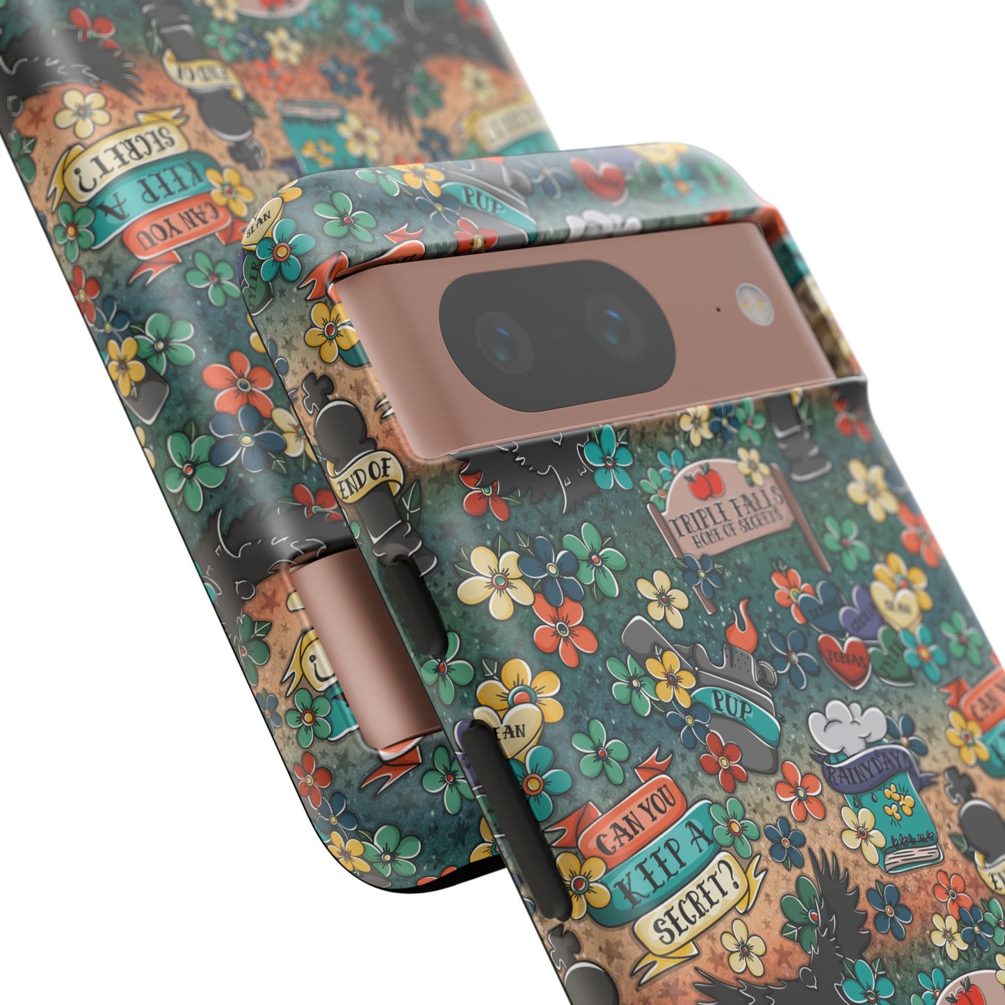 Triple Falls Tough Phone Case | Shockproof | Samsung Case | Google Case | Bookish