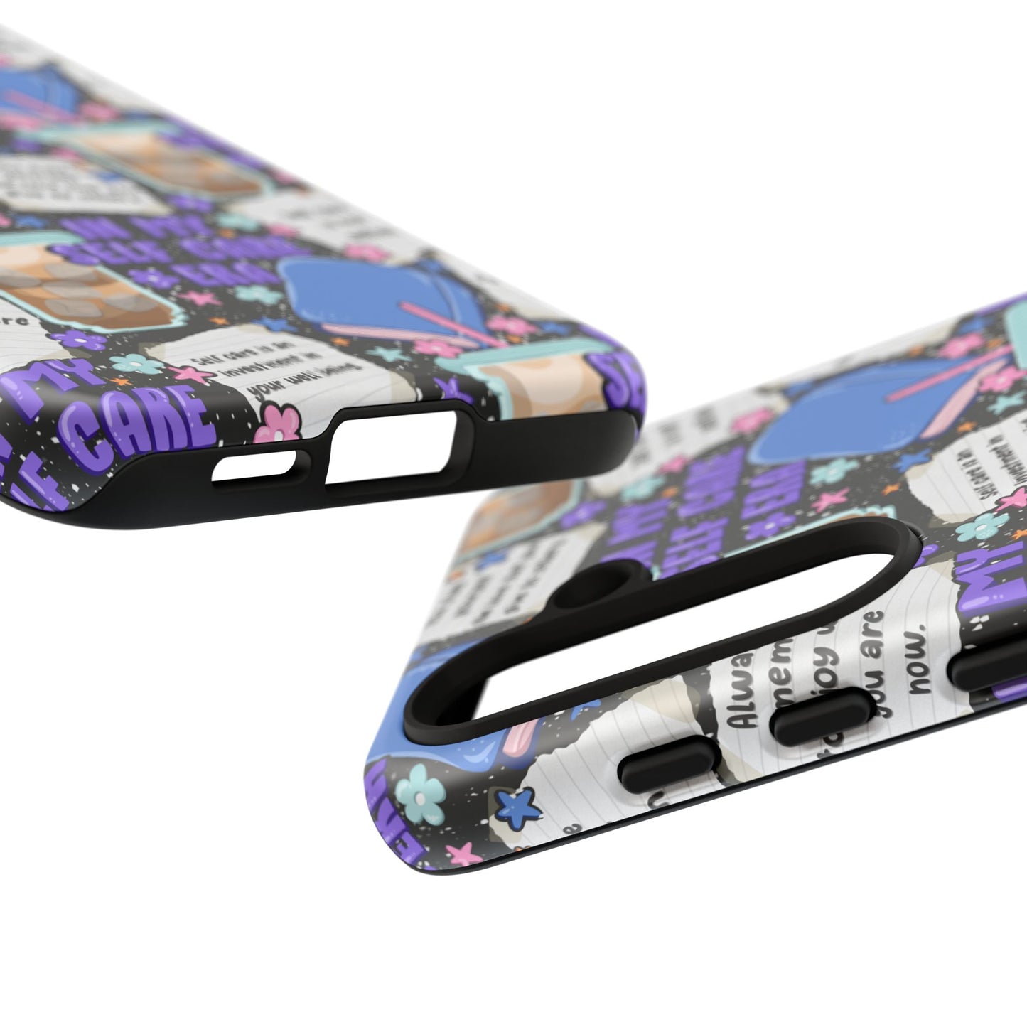 Self Care Tough Phone Case | Shockproof | Samsung Case | Google Case | Bookish