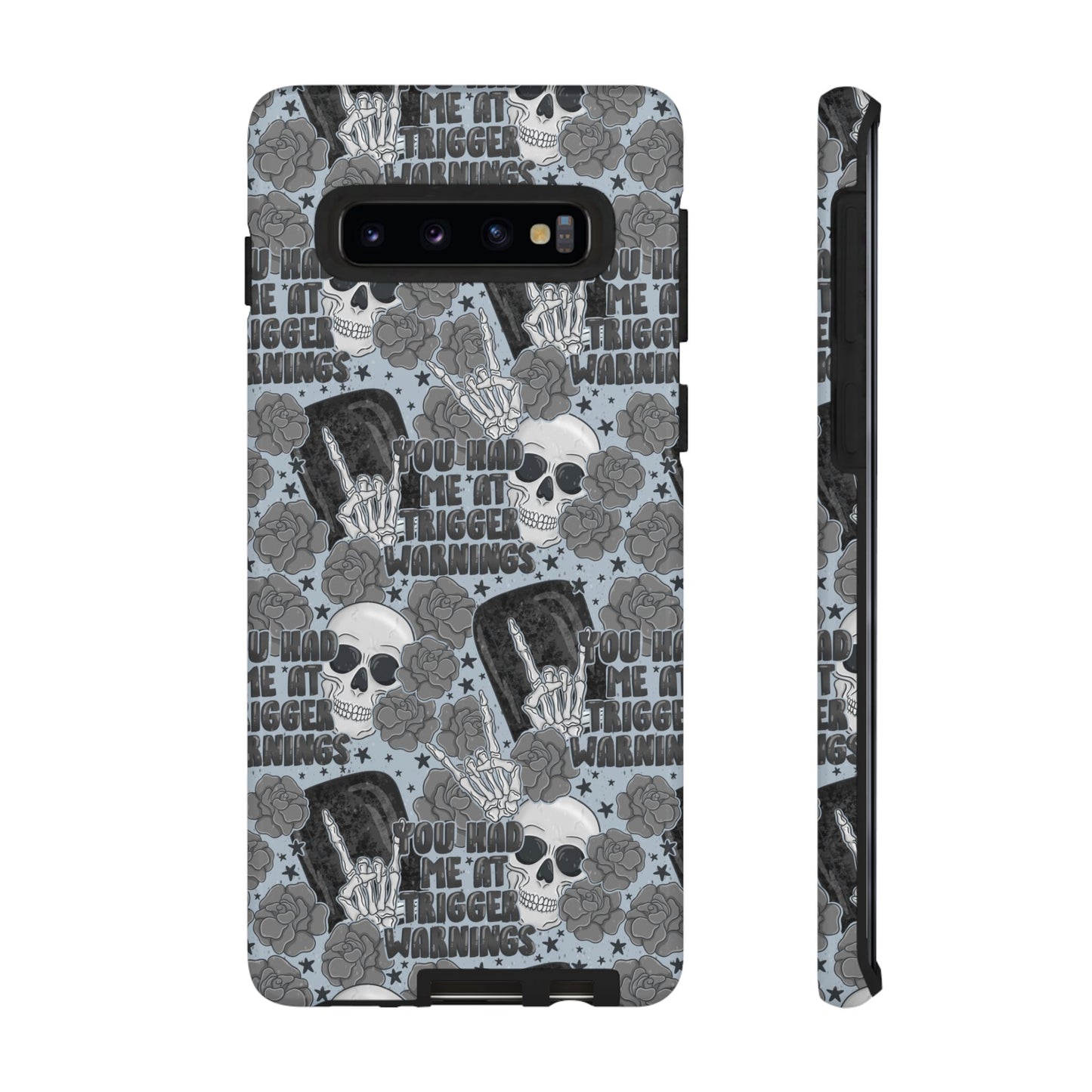 Trigger Warning Tough Phone Case | Shockproof | Samsung Case | Google Case | Bookish