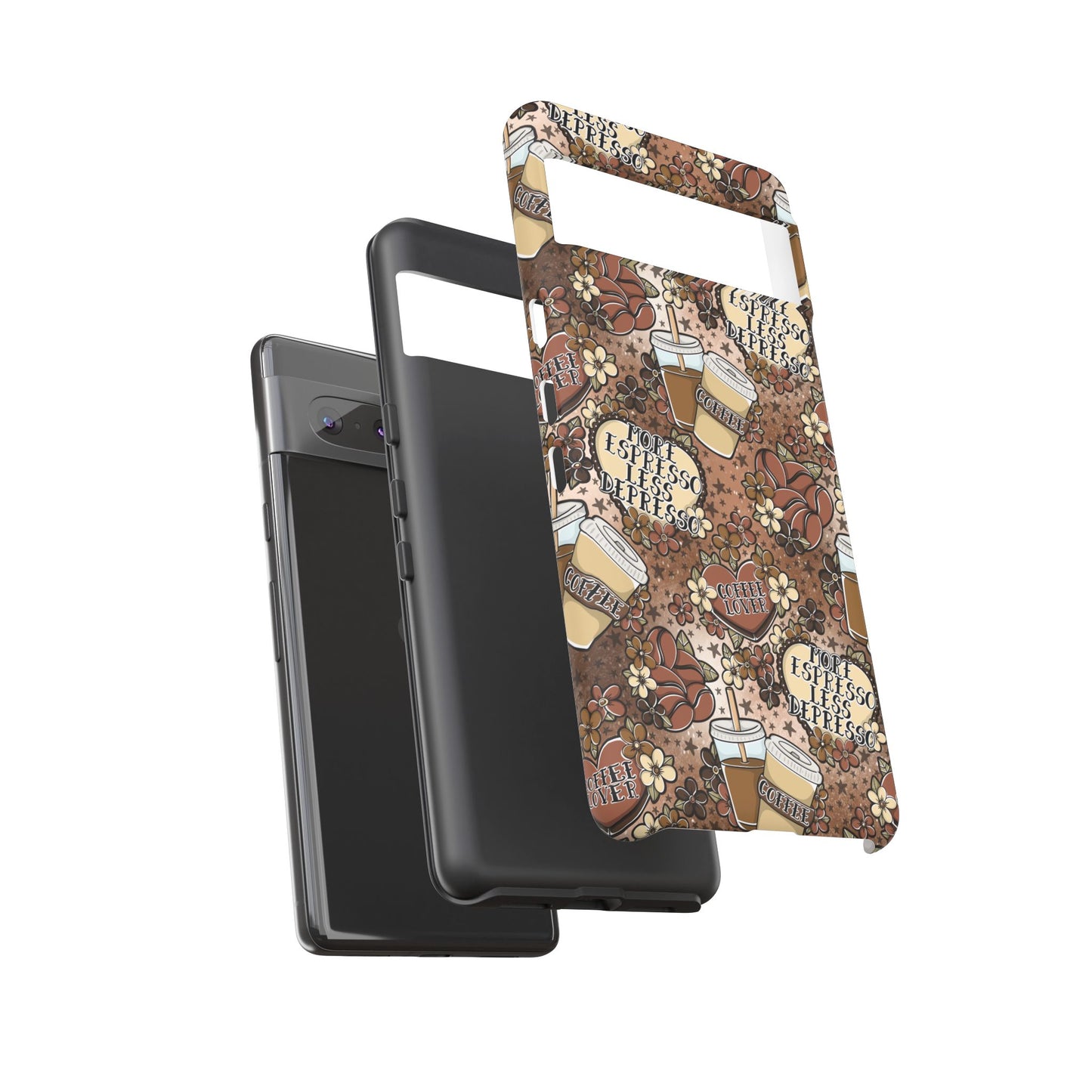 Coffee Lover Tough Phone Case | Shockproof | Samsung Case | Google Case | Iced Coffee