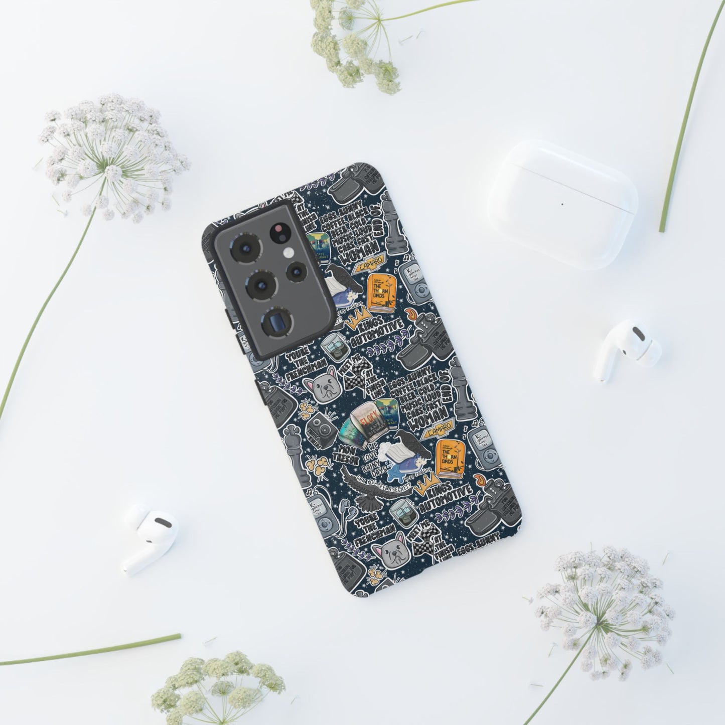 Triple Falls Tough Phone Case | Shockproof | Samsung Case | Google Case | Bookish