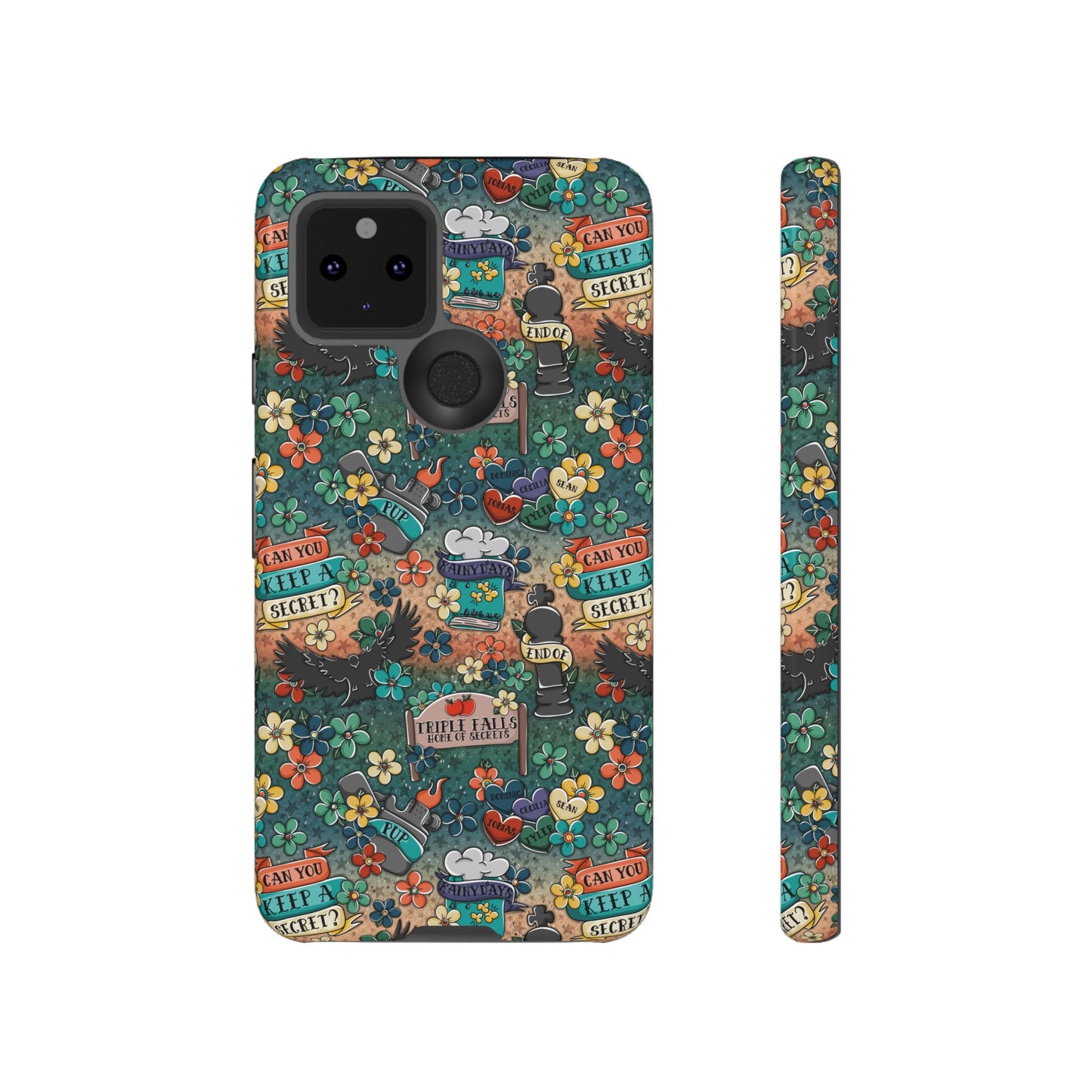 Triple Falls Tough Phone Case | Shockproof | Samsung Case | Google Case | Bookish