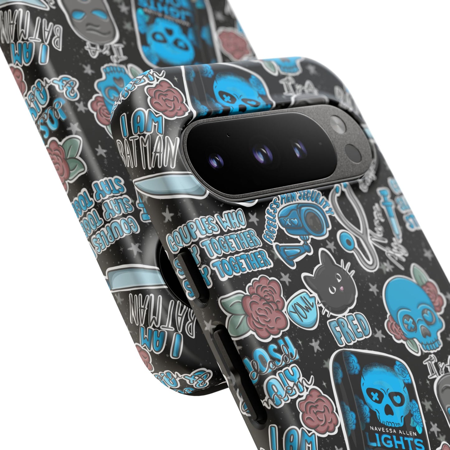 Lights Out Tough Phone Case | Shockproof | Samsung Case | Google Case | Bookish