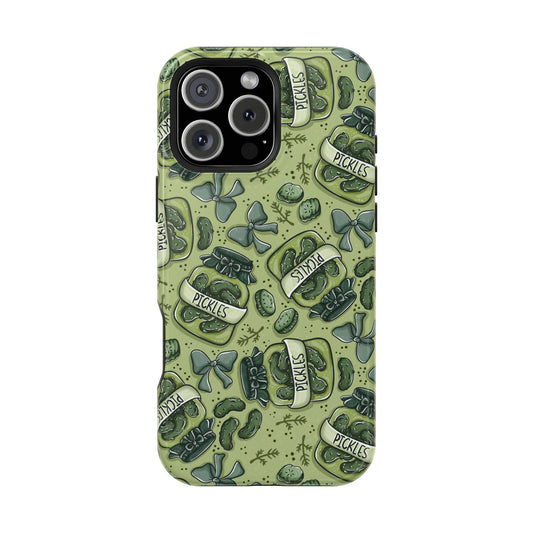 Coquette Pickles MagSafe Tough Phone Case | Shockproof | iPhone Case | Pickles Phone Case |