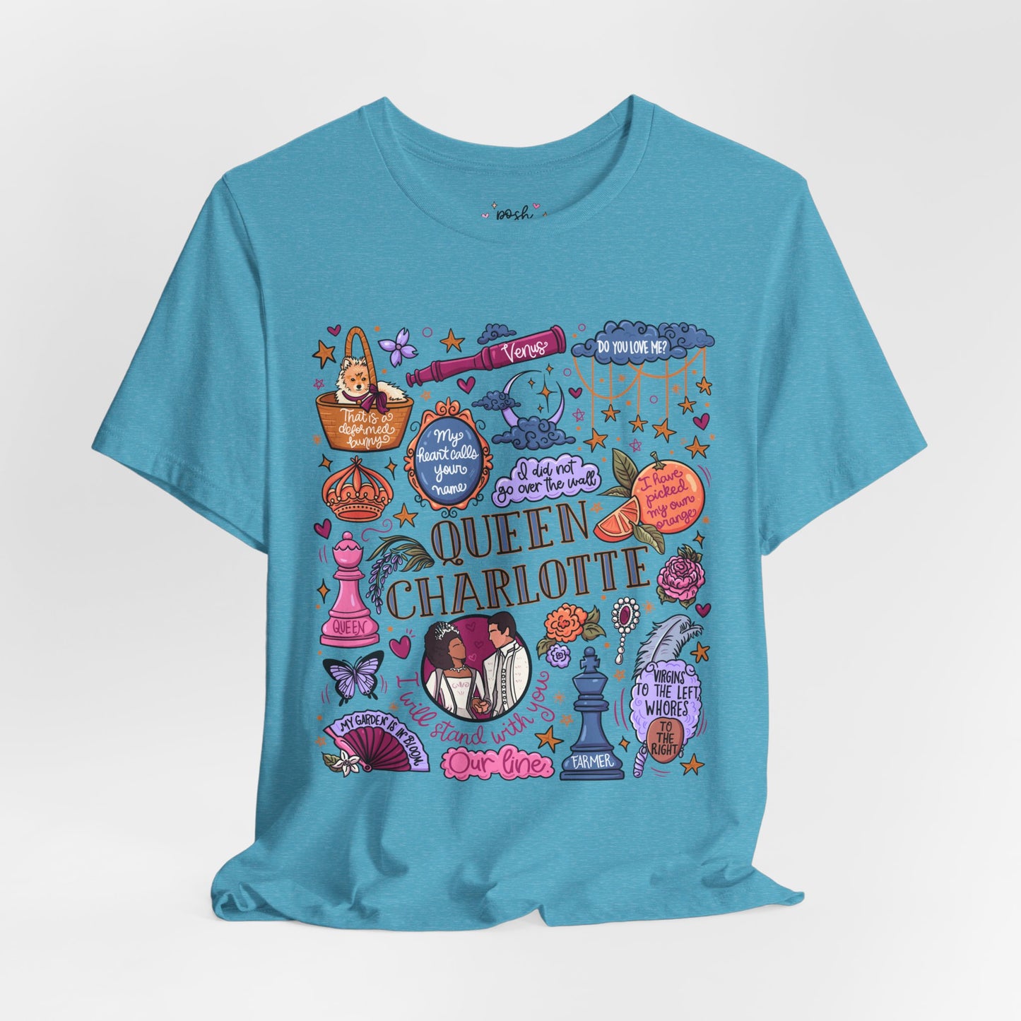 Queen Charlotte T-Shirt | Graphic Tee | Bookish Merch |