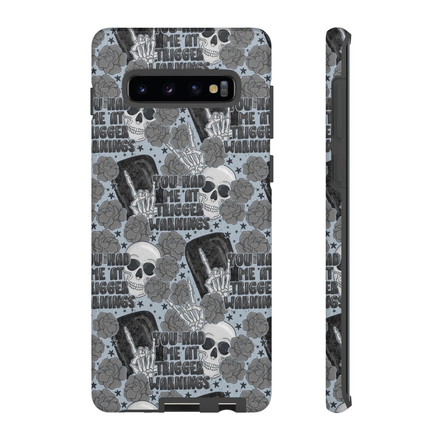 Trigger Warning Tough Phone Case | Shockproof | Samsung Case | Google Case | Bookish