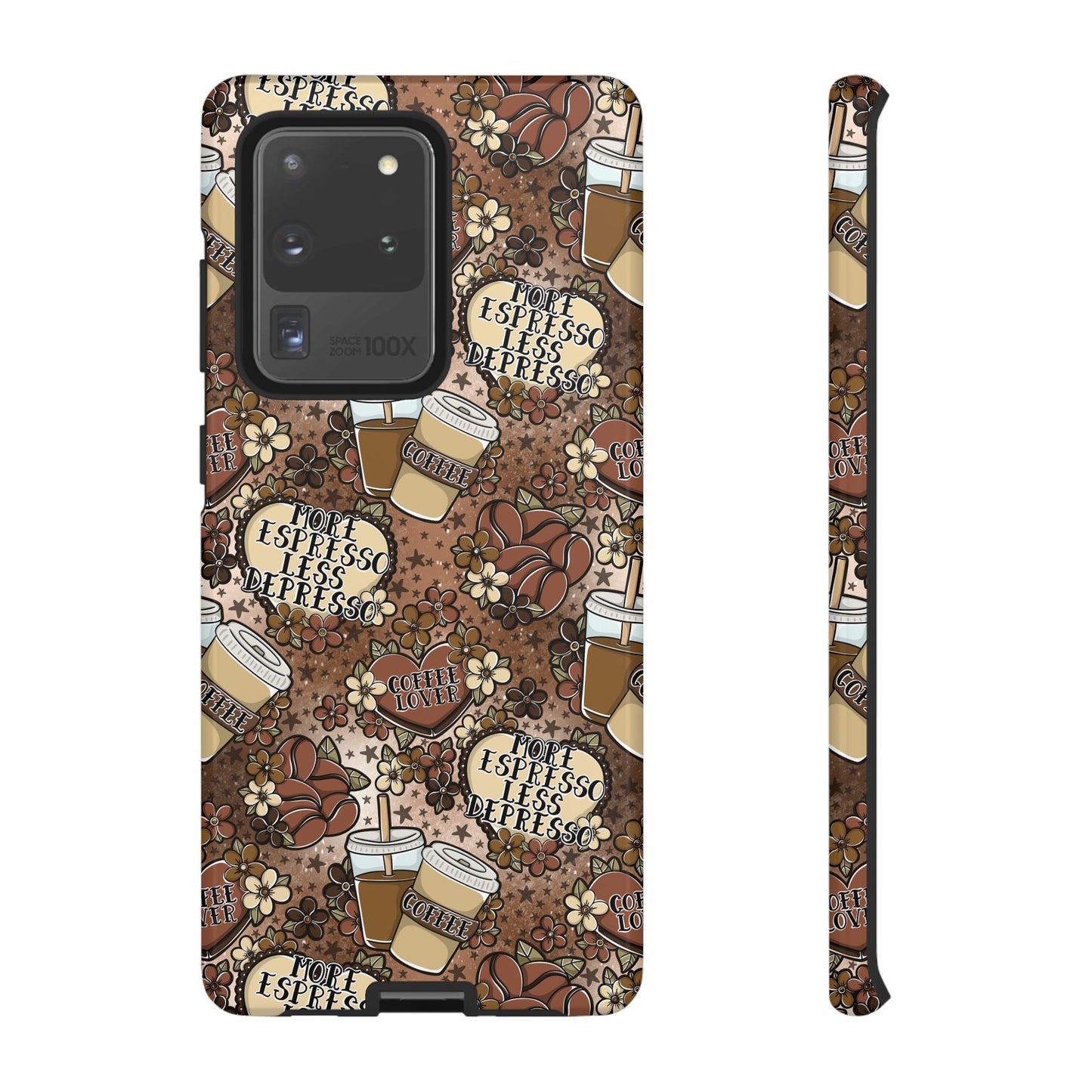 Coffee Lover Tough Phone Case | Shockproof | Samsung Case | Google Case | Iced Coffee