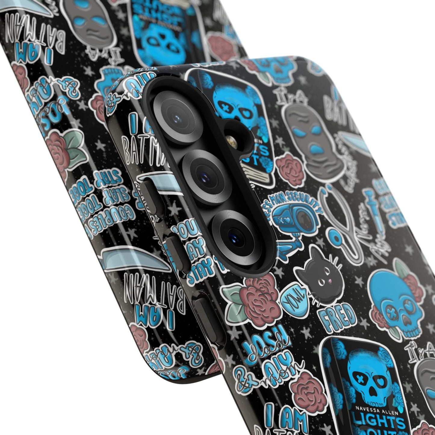 Lights Out Tough Phone Case | Shockproof | Samsung Case | Google Case | Bookish