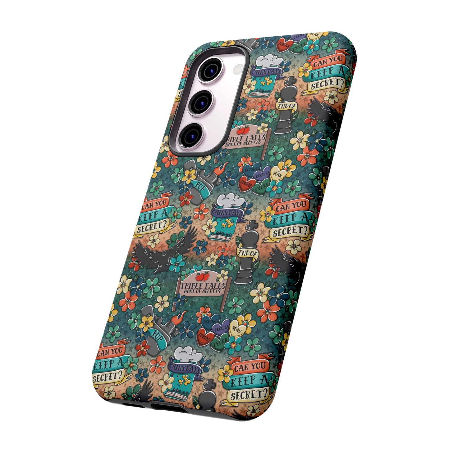 Triple Falls Tough Phone Case | Shockproof | Samsung Case | Google Case | Bookish