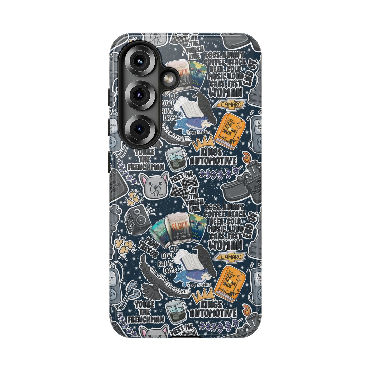 Triple Falls Tough Phone Case | Shockproof | Samsung Case | Google Case | Bookish