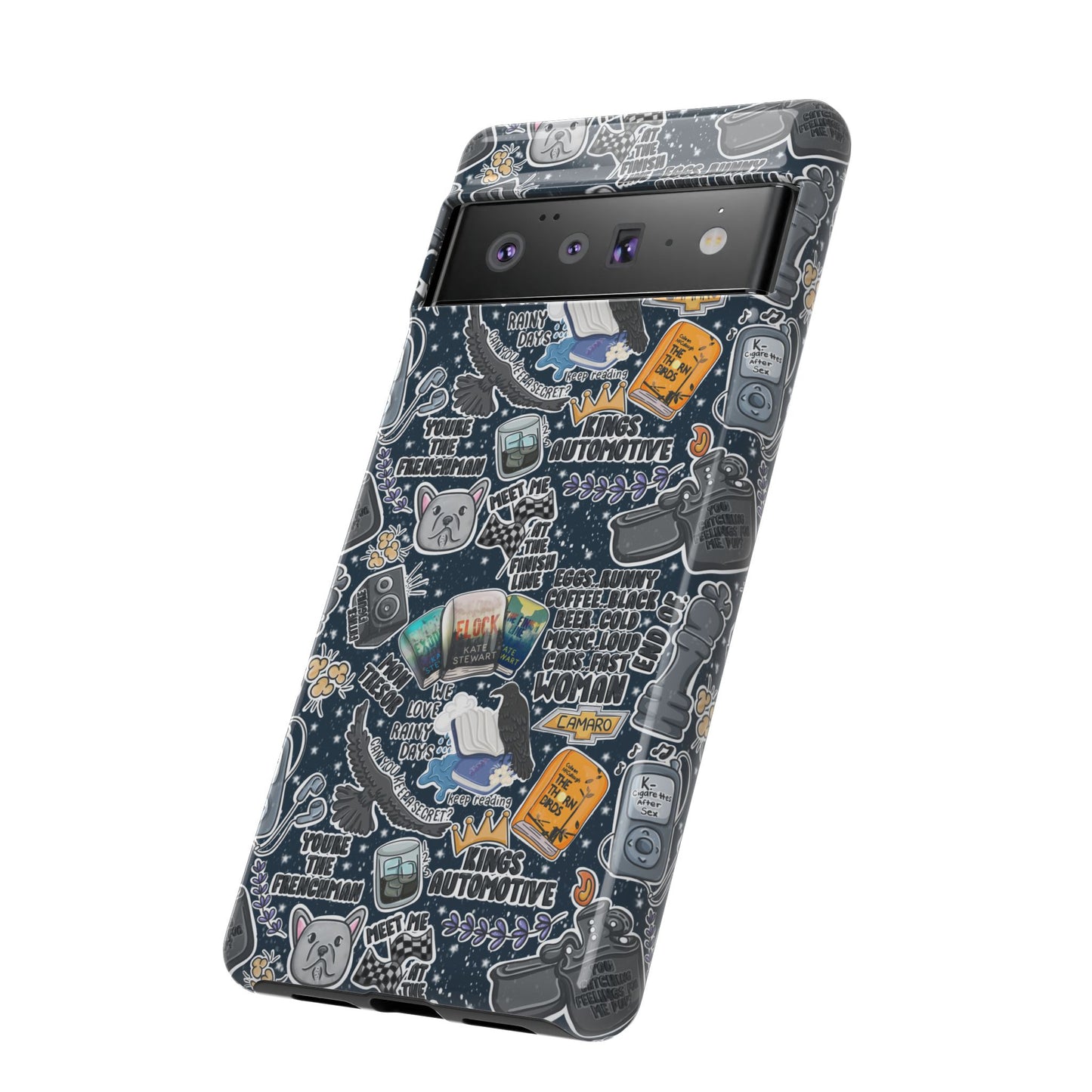 Triple Falls Tough Phone Case | Shockproof | Samsung Case | Google Case | Bookish