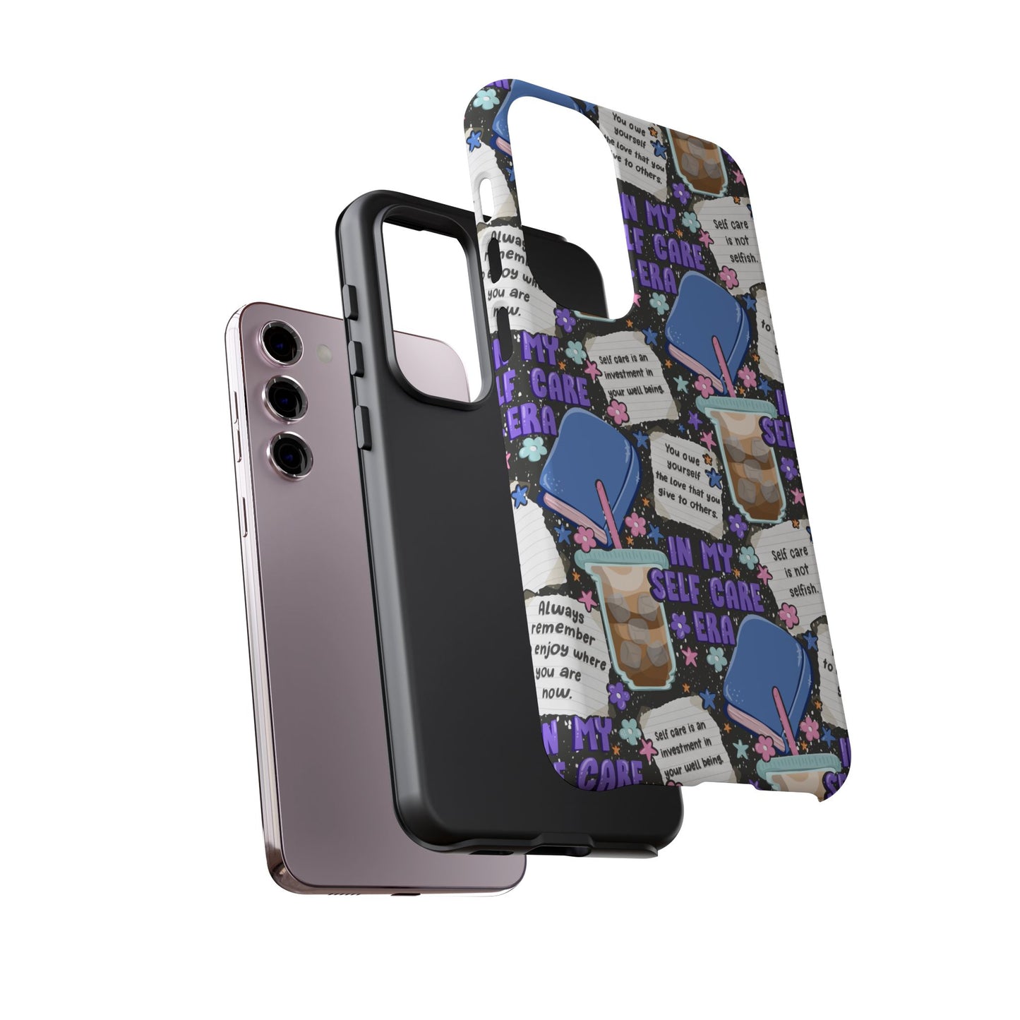Self Care Tough Phone Case | Shockproof | Samsung Case | Google Case | Bookish