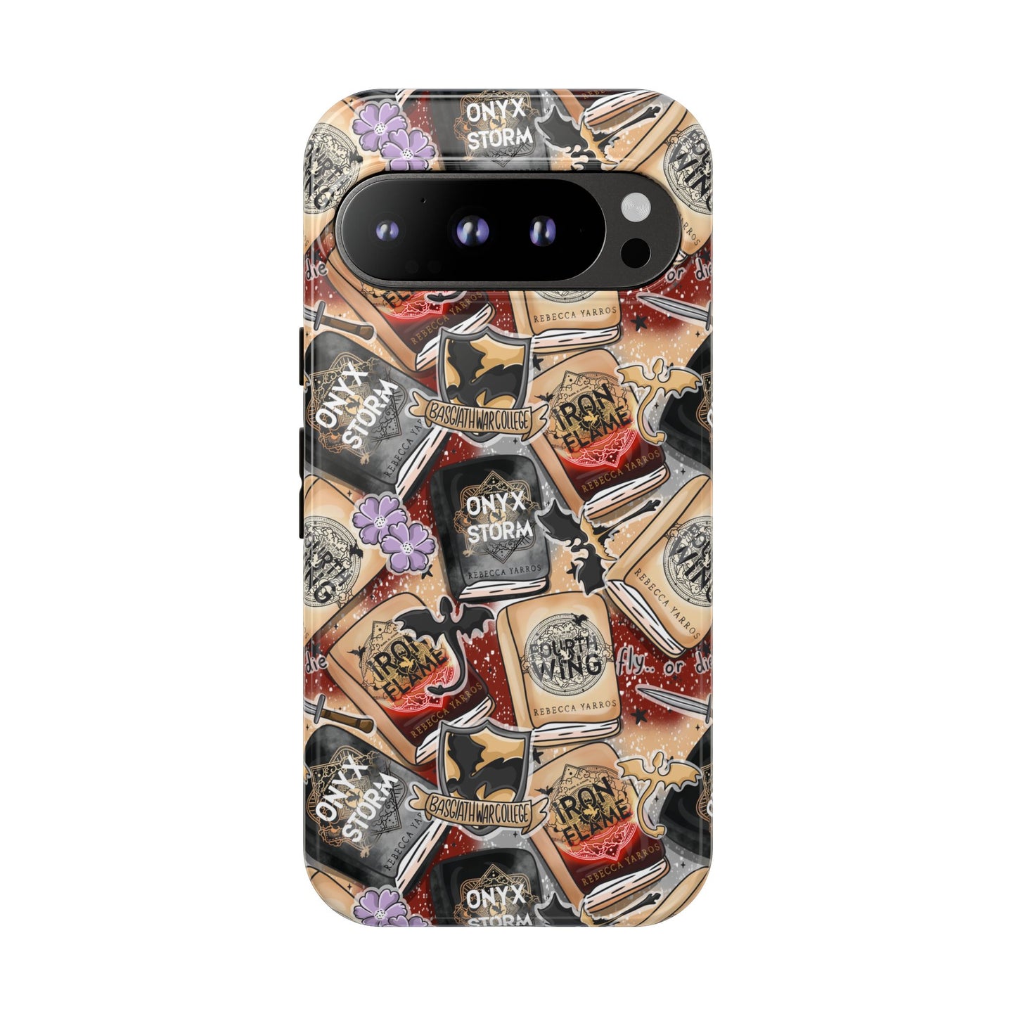 Fourth Wing Tough Phone Case | Shockproof | Samsung Case | Google Case | Bookish