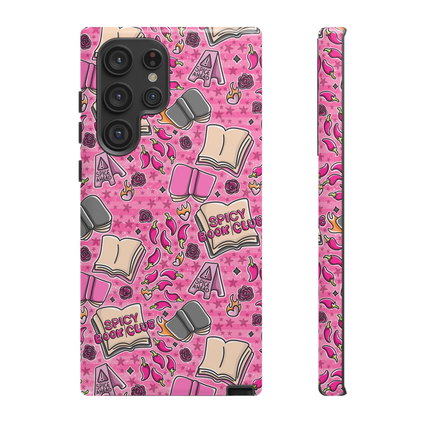 Spicy Book Club Tough Phone Case | Shockproof | Samsung Case | Google Case | Bookish
