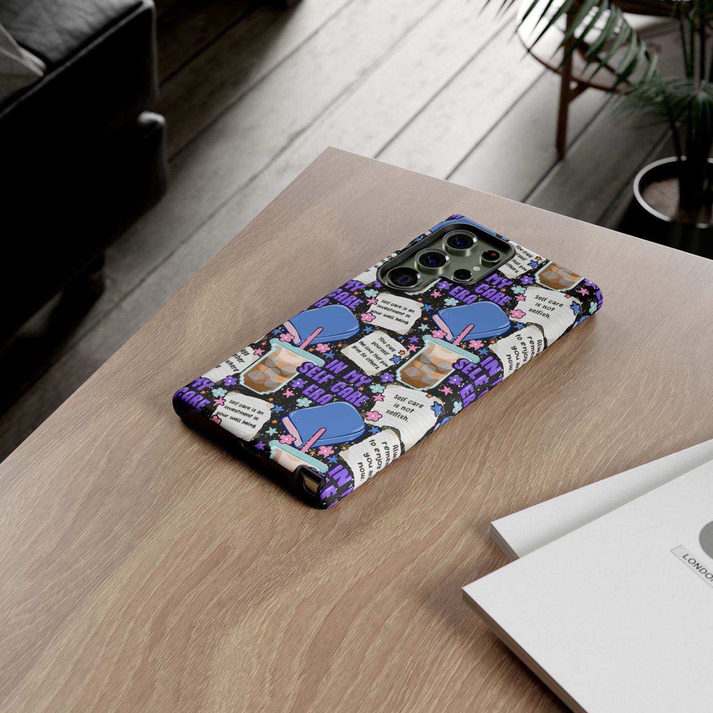 Self Care Tough Phone Case | Shockproof | Samsung Case | Google Case | Bookish