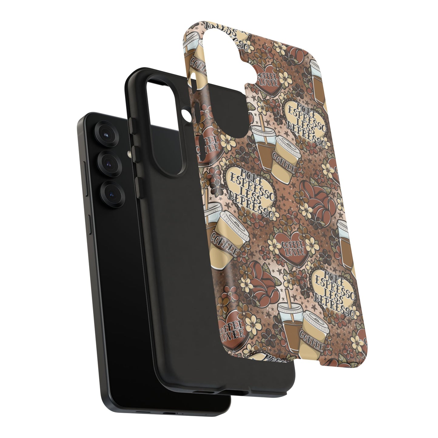 Coffee Lover Tough Phone Case | Shockproof | Samsung Case | Google Case | Iced Coffee