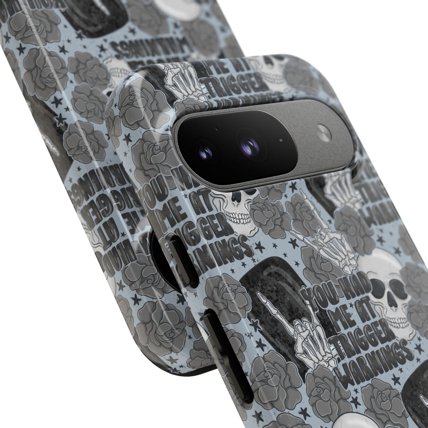Trigger Warning Tough Phone Case | Shockproof | Samsung Case | Google Case | Bookish