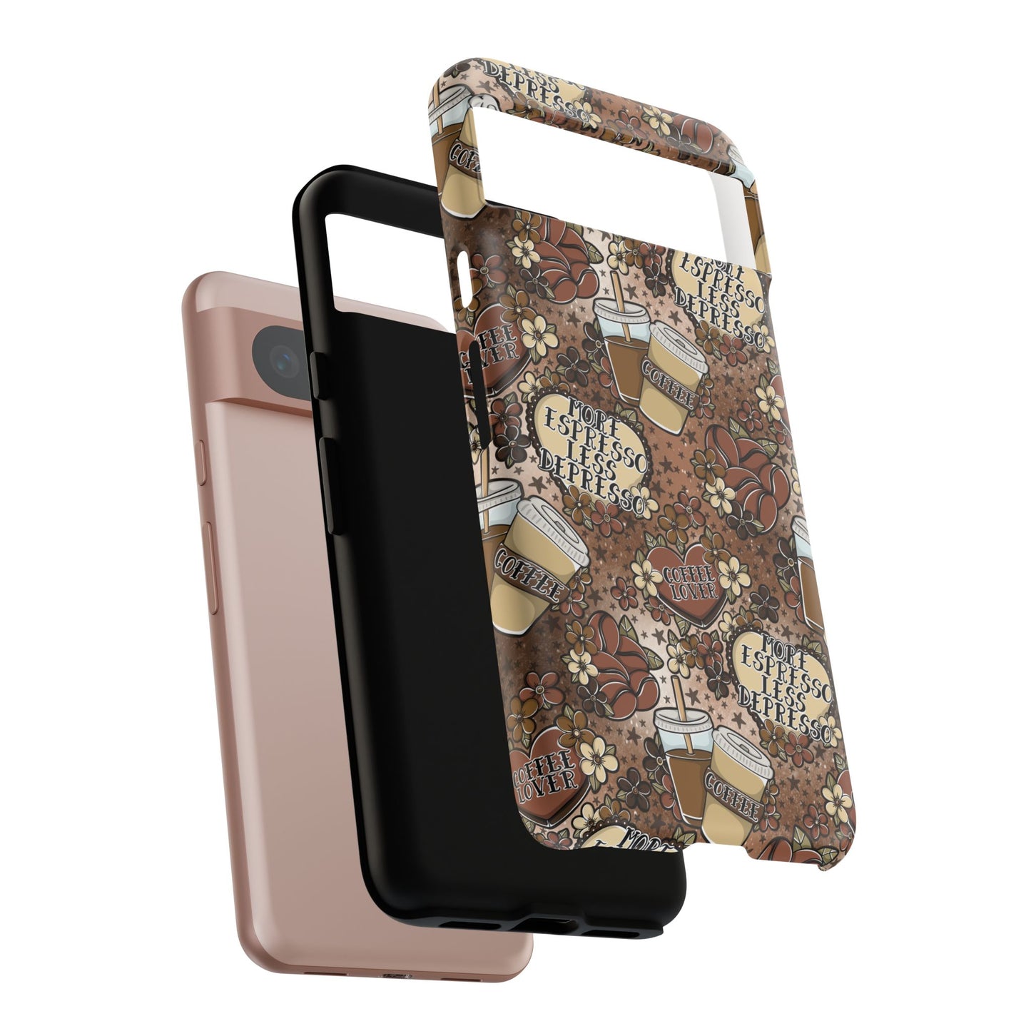 Coffee Lover Tough Phone Case | Shockproof | Samsung Case | Google Case | Iced Coffee