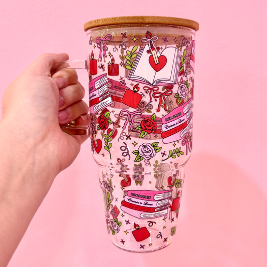 Coquette Dark Romance 32oz Glass Tumbler