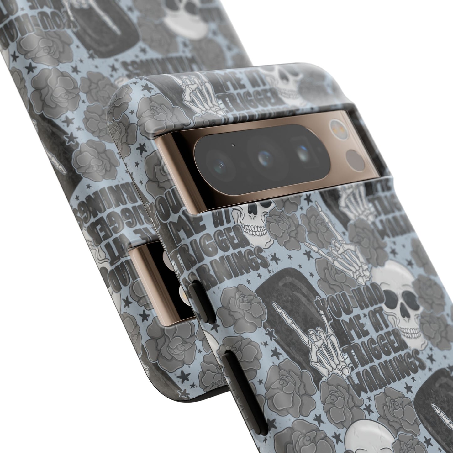Trigger Warning Tough Phone Case | Shockproof | Samsung Case | Google Case | Bookish