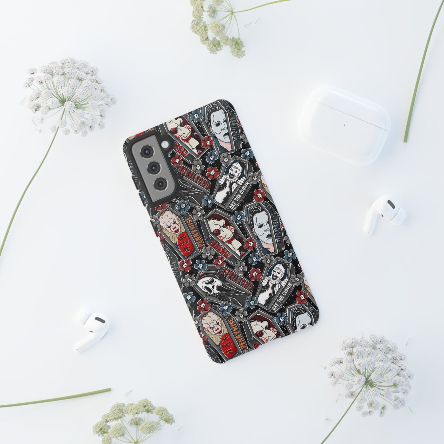 Serial Killers Tough Phone Case | Shockproof | Samsung Case | Google Case | Bookish