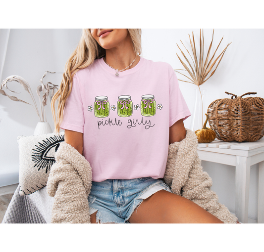 Pickle Girly Comfort Colors T-Shirt