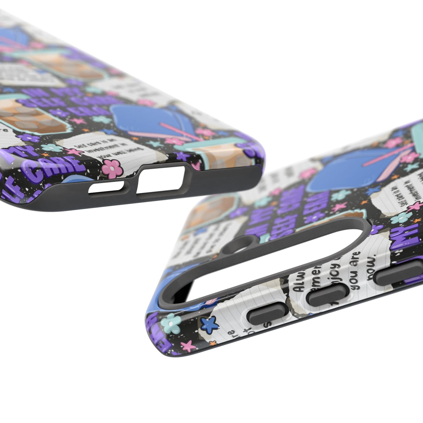 Self Care Tough Phone Case | Shockproof | Samsung Case | Google Case | Bookish