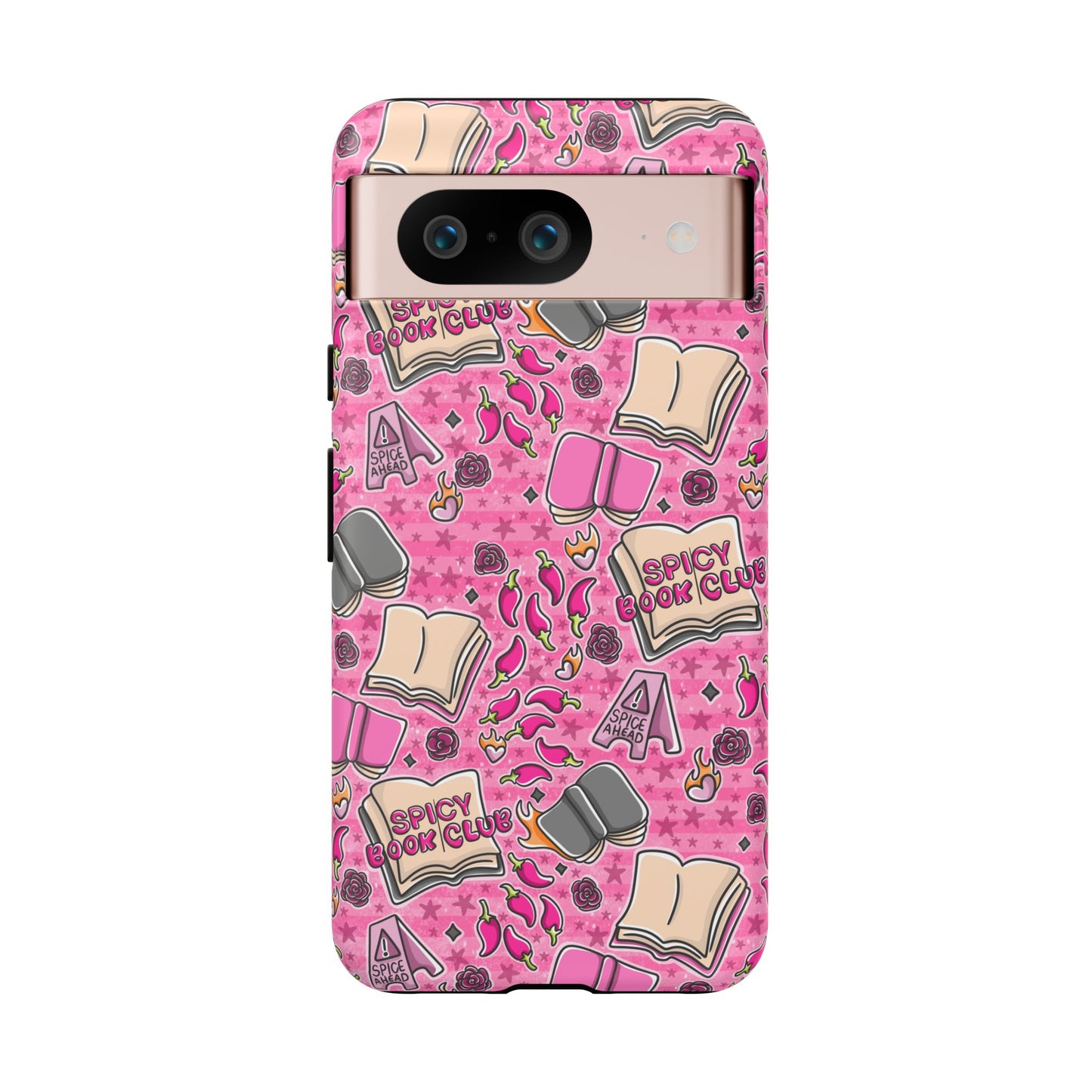 Spicy Book Club Tough Phone Case | Shockproof | Samsung Case | Google Case | Bookish