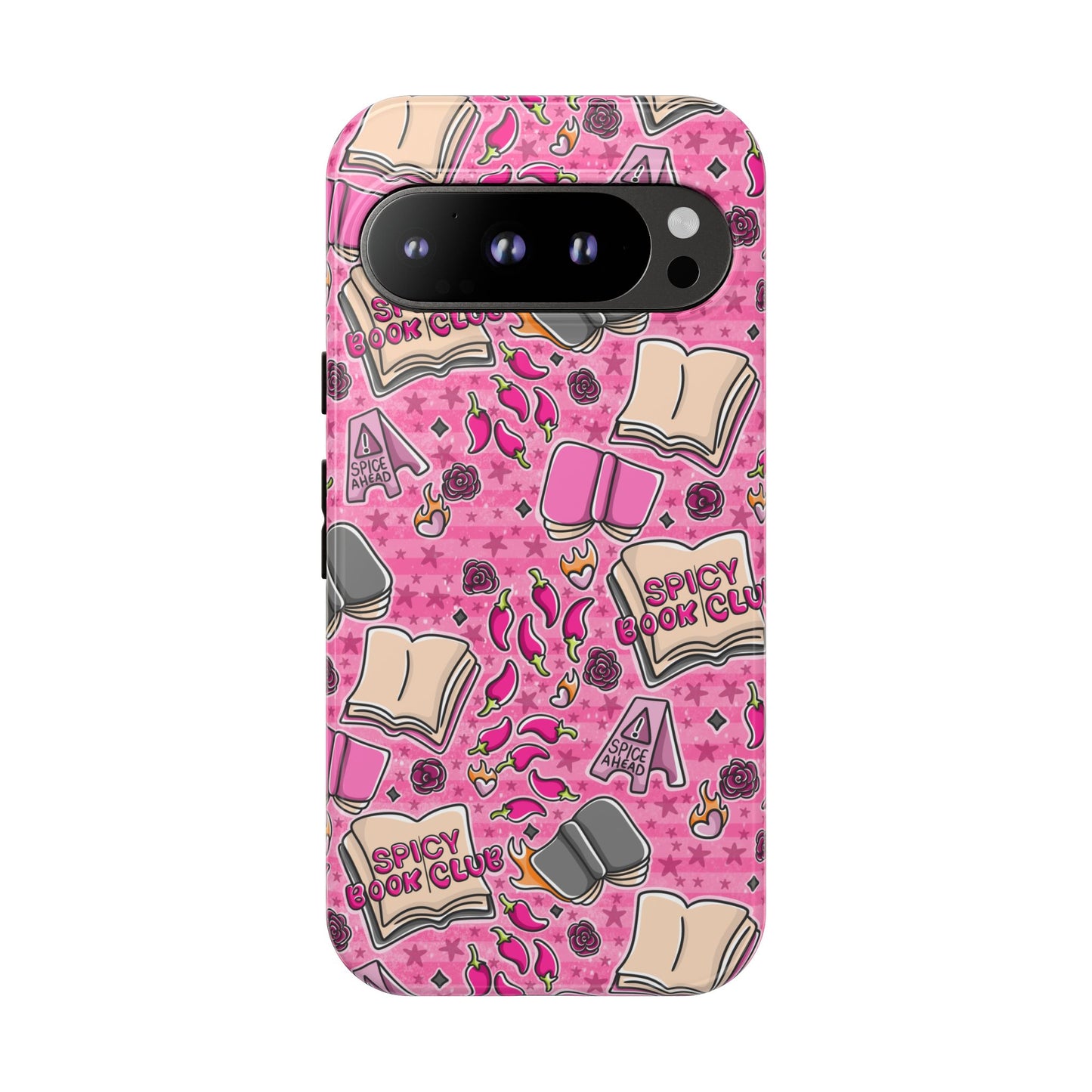 Spicy Book Club Tough Phone Case | Shockproof | Samsung Case | Google Case | Bookish