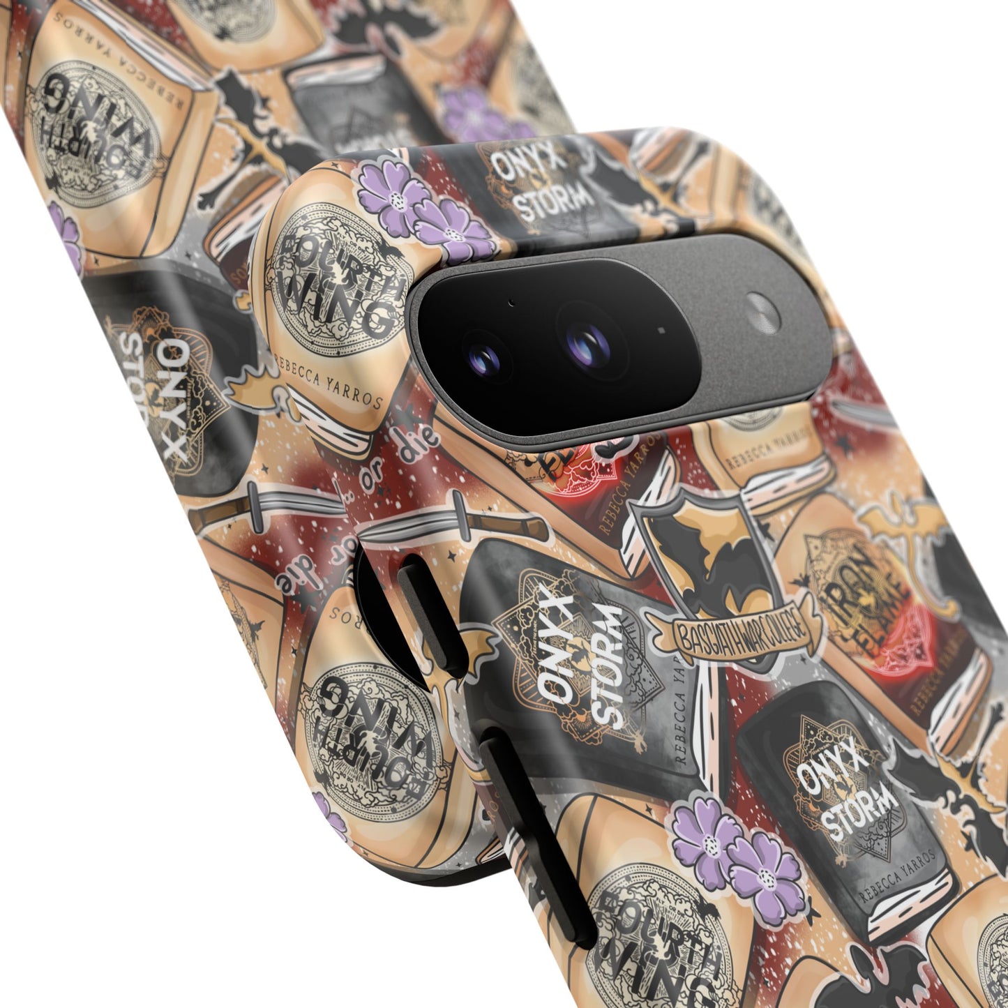 Fourth Wing Tough Phone Case | Shockproof | Samsung Case | Google Case | Bookish